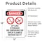 Signmission LP Gas Storage No Smoking Danger Sign, Vinyl Decal, 12in W x 18in L, 2PK OS-2PACK-DS-D-1218-V-1444 - alternate 5